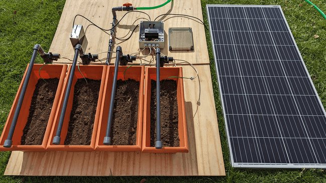 Application Note Overview. Each pot represents one individual irrigation zone capable of watering a crop field