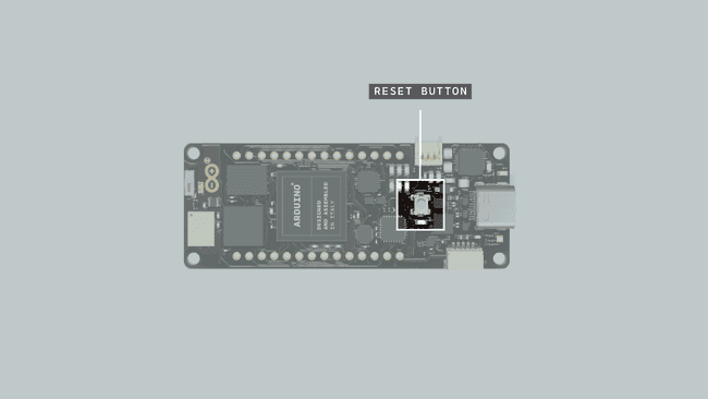 Double-clicking the reset button puts the board into bootloader mode.