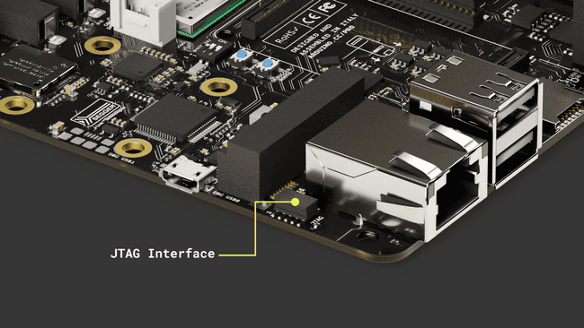 Portenta Max Carrier onboard JTAG pin