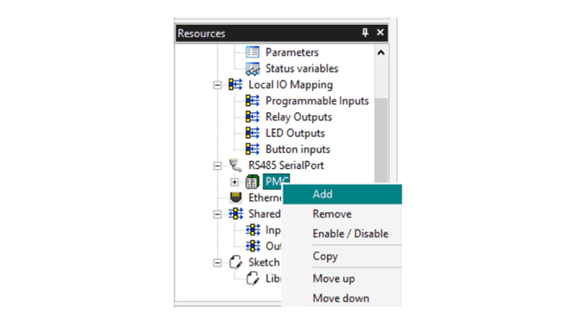 PMC Node Add Device